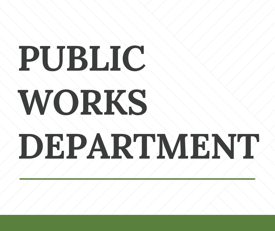 Public Works Department News Flash Cover