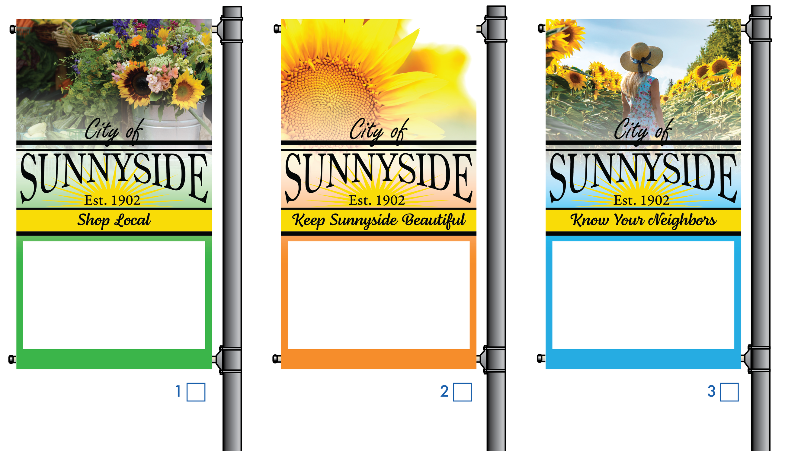 Sunnyside, WA City Banner Art