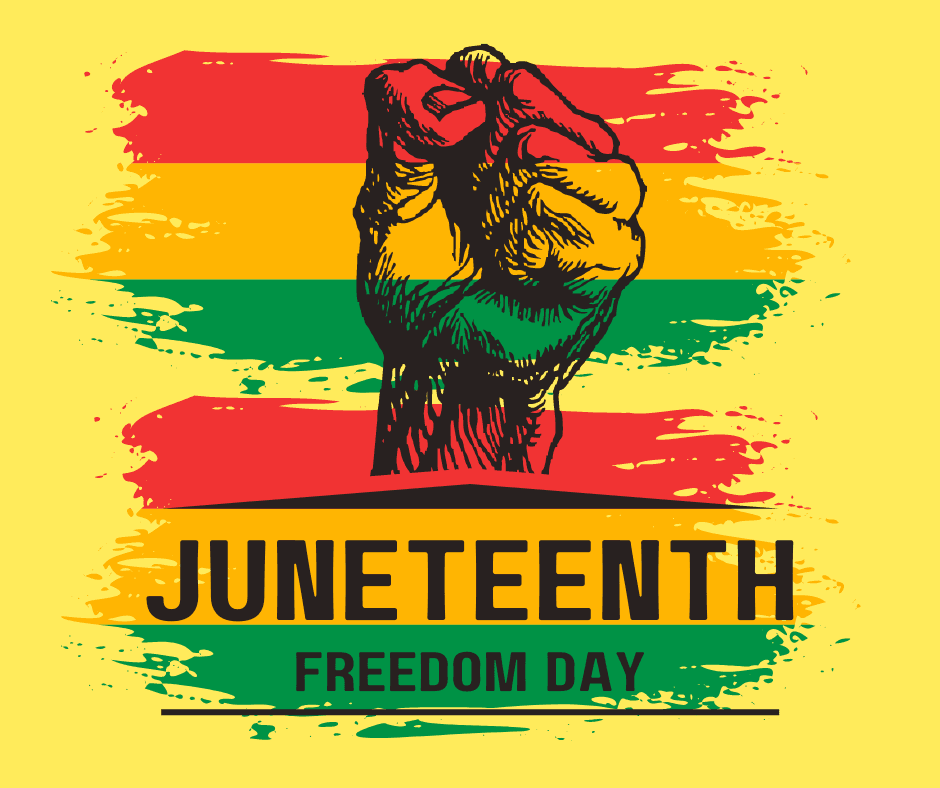Colorful Modern Juneteenth Facebook Post