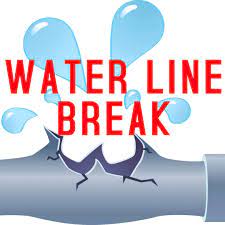 water line break