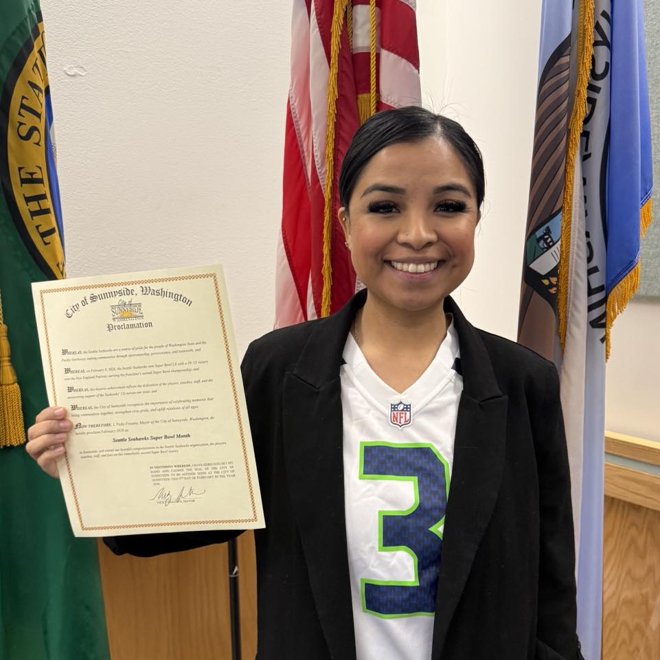 Mayor Frausto - Seahawks Proclamation