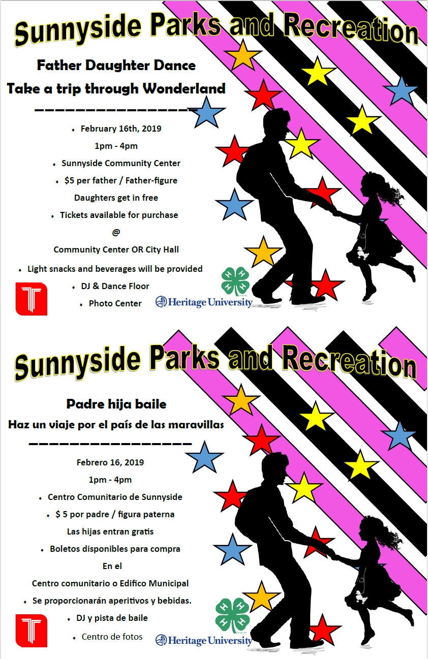 Father Daughter Dance Flyer