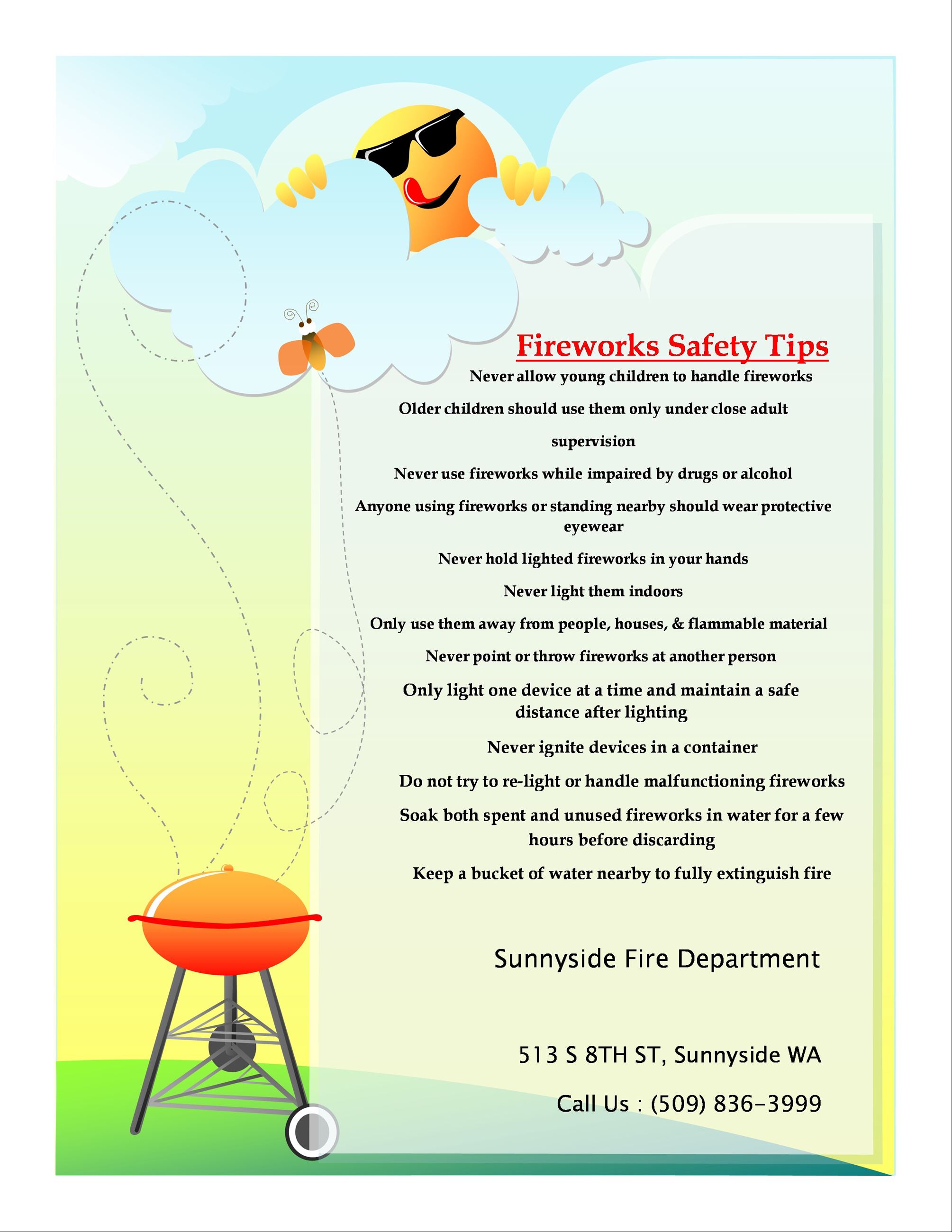 Fireworks Safety Tips